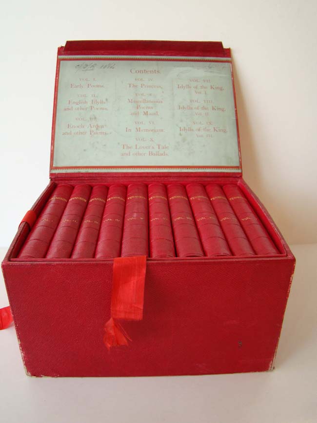 The Complete Works (10 vols) of TENNYSON published by Macmillan & co., 1886